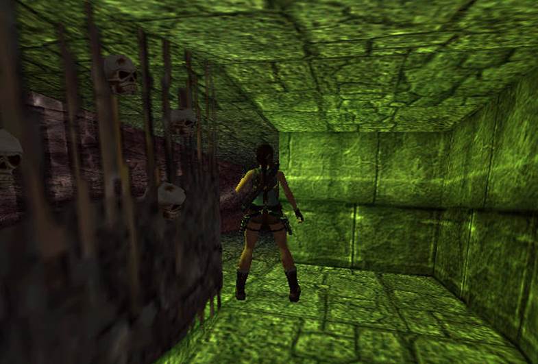 Ein Bild, das PC-Spiel, Grn, Screenshot, Action-Adventure-Spiel enthlt.